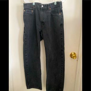 Black Levi Jeans Relaxed Fit W33 L30